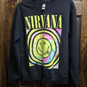 Nirvana Crew Neck Sweatshirt Size Small